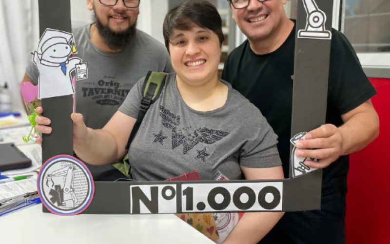 Estudiante número 1.000: Un hito de excelencia y compromiso educativo