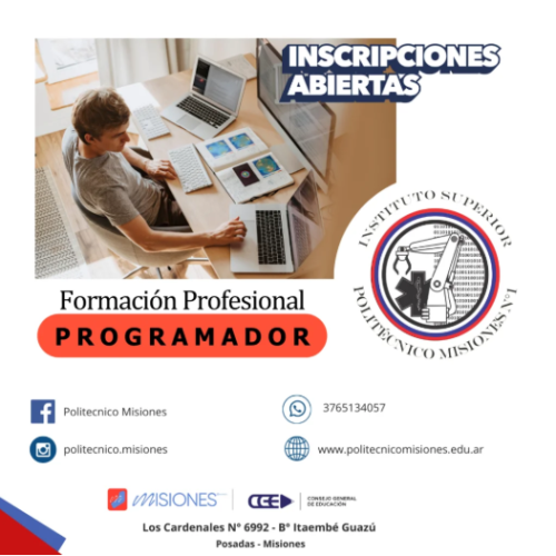 Formaciones Profesionales 2024: ¡Inscripciones abiertas!