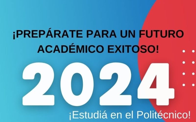 Inició el Ciclo Lectivo 2024, inscripciones abiertas